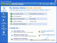 Spinach AntiSpyware screenshot